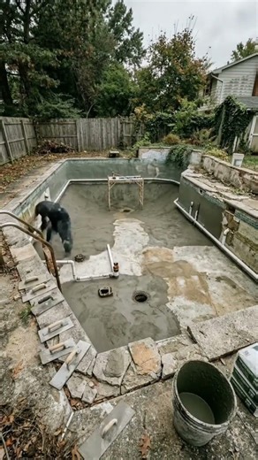Dirty Pool to Dream Pool 🤯 | Ultimate Swimming Pool Renovation Timelapse #poolscene
