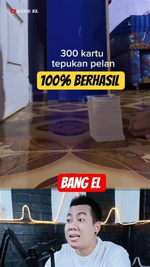 The most relaxing card clapping tutorial 100% successful #shorts #reactionvideo #fypvideo #eldanboy