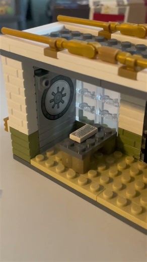 Custom Lego mini marvel modular bank