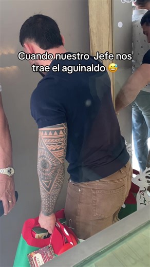 Aguinaldo y la alegría de tener un buen jefe