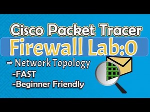 Firewall Configuration in Cisco Packet Tracer Using Server Network Topology Diagram