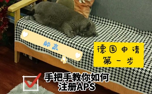 德国申请-手把手教你如何APS注册