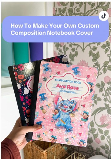 Custom Composition Notebook Covers: DIY for Back to School