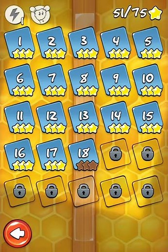 Cut the Rope Buzz Box Level 18 Walkthrough