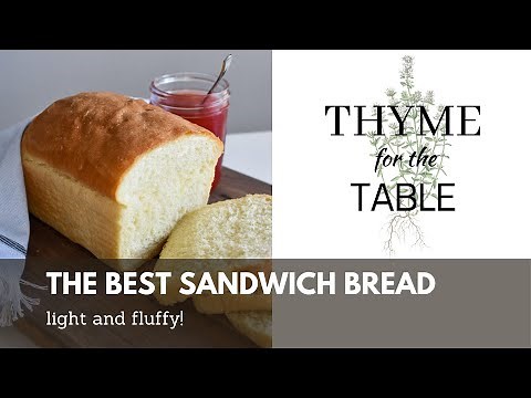 The BEST Sandwich Bread Recipe | How to make homemade bread that is soft, fluffy and NOT crumbly!