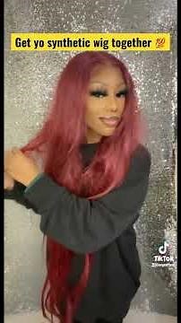 How to detangle a synthetic wig😲PART 1