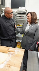5.8K views · 1.1K reactions | Thank you for sharing your cooking with me, Chef Jeff. It reminded me of my second mother, Mrs. Shelton, and all the ways food can bring people together. | Vice President Kamala Harris Archived | Facebook