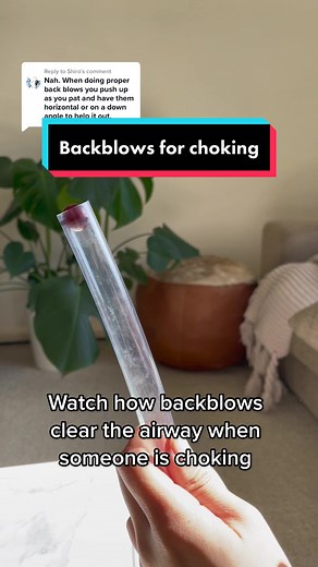 Clearing Airway with Backblows: First Aid Techniques