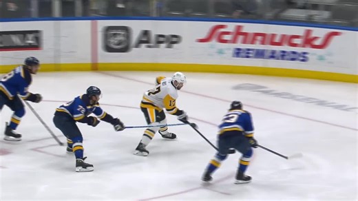 PIT@STL: Rust scores goal against Joel Hofer