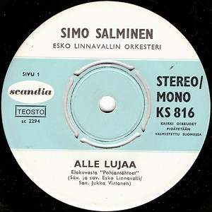 Simo Salminen, Esko Linnavallin Orkesteri, Jaakko Salon Yhtye - Alle Lujaa / Suurena Miehenä