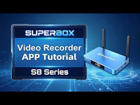 SuperBox S8 Series Recorder App Demo | Record Anything Anytime