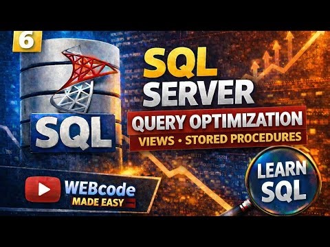 SQL Query Optimization, Views & Stored Procedures | Beginner Guide