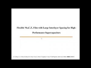 [Research Paper]Nb4C3 MXene with as the electrode active material for supercapacitor
