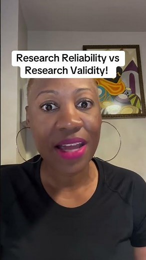 Research Reliability vs Research Validity #research #thesishelp