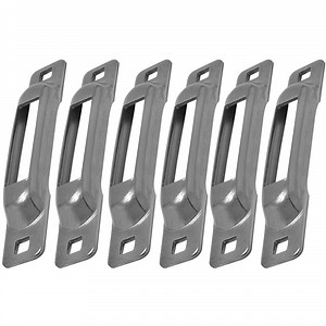 Snap-Loc E-Track Stainless Steel Single Strap Anchor SLSS6 - 6/Pack