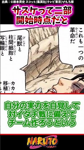 サスケって二部開始時点だと【ナルトの反応集】 #NARUTO #narutoshippuden #ナルト #週刊少年ジャンプ