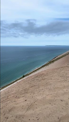 Sleeping Bear Dunes in Michigan provides breathtaking views of Lake Michigan!