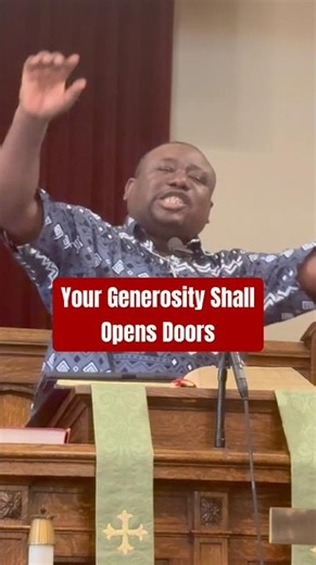 Your generosity shall open doors unto you ✝️ Don't Stop 🛐 #generosity #acts
