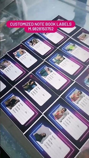 Customised Notebook Labels | Personalize Your Notebooks Easily! #giftparadise #giftsidea #gifts