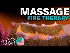 ASMR Foot Massage with Fire by Anna