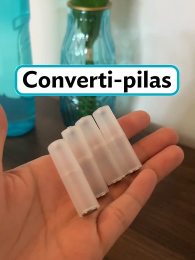 Convierte tus pilas AAA a AA con Converti-Pilas