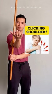 59K views · 1K reactions | Fix your CLICKING SHOULDER this way! ✅ #frozenshoulder #shoulderpain | Physical Therapy Session | Facebook