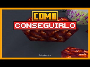 CÓMO CONSEGUIR PALLADIUM en MINECRAFT con el MOD MYTHIC METALS