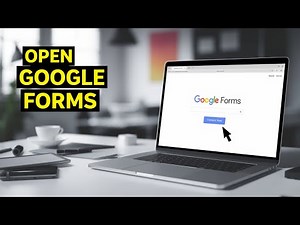 how to open google forms in laptop