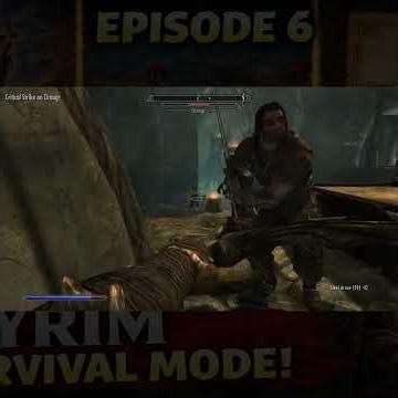 Skyrim Survival Mode #7 – Farkas Is a Werewolf?! Dustman’s Cairn, Wuuthrad Fragment & Fire Shout YOL