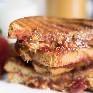 It's National Peanut Butter and Jelly Day! Grilled Cinnamon Peanut BUTTER & Jelly FULL RECIPE: https://goo.gl/i6mQ8r | Better Butter