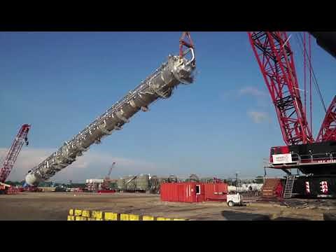 CC 8800 makes largest vessel lift on Louisiana project