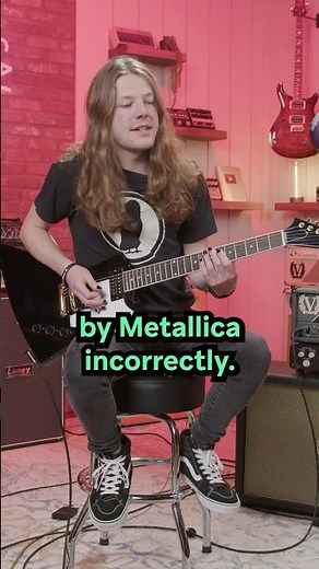 Learn how to play Battery by Metallica the right way with Cooper! 🎸 #metallica #battery #lesson