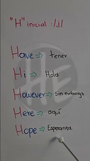 What do common English words like have, however, and here mean?
