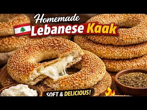Homemade Lebanese Kaak | Kaak Abu Arab Recipe 🥯