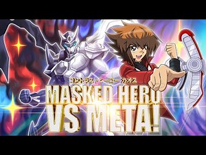 MASKED HERO VS META! 🔥 (NEW HERO SUPPORT) | Yu-Gi-Oh! MDPro3