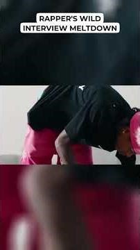 Rapper's Wild Interview Meltdown