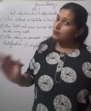 Past Adjustments Explained | Closed Accounts Adjustment | Class12 Accountancy #Shorts by Shaatal Mam