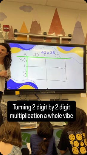 Mrs. Morrison on Instagram: "A tiny peak into how we make math stick … #4thgrade #elementaryteacher #elementarymath #mathteacher #studentengagement #multiplication #areamodel #areamodelmultiplication #multiplicationmadeeasy"