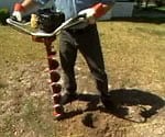 How to Use a Motorized Auger to Dig Holes in Your Yard - Today's Homeowner