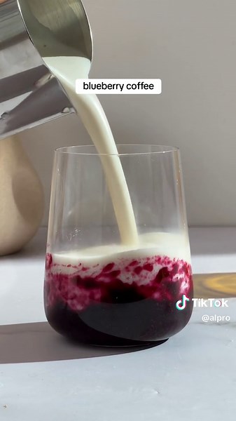 Enhance Your Coffee with Alpro Blueberry Milk