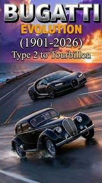 Every Bugatti Car From 1901 to 2026!