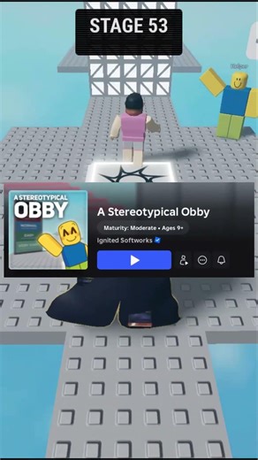 This Roblox obby looks normal… until it doesn’t #shorts