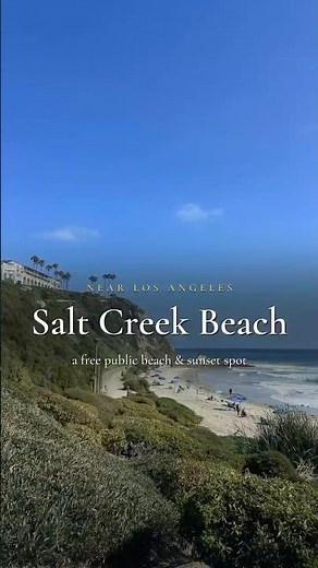 Salt Creek Beach, Dana Point | Free public beach below the Ritz-Carlton 🌊