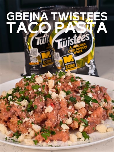Twistees Taco Pasta 🌮🍝 (Save for later🫶) Celebrating the launch of @Twistees.mt Gbejna Tal-Bzar by @MaltaDaily.mt for their 5 year Anniversary🎉 with the best comfort food pasta dish you'll ever try 👌 Let me know what you think in the comments👇 Ingredients: 500g Fusilli Pasta 500g Ground Beef 1 Onion 4 Cloves of Garlic 2 Bell Peppers 50g Taco Seasoning 100g Twistees Gbejna Crushed 400g Tomato Sauce 200g Sour Cream 400g Cream Cheese Handful of Parsley More Gbejna Tal-Bzar Twistees to garnish