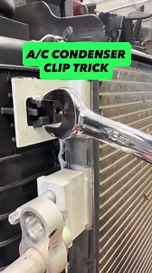 A/C Condenser Clip-Saving Trick That Prevents Breakage