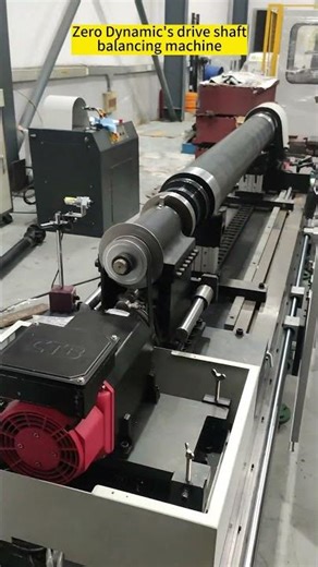Commissioning of carbon fiber drive shaft balancing machine - Zero Dynamic.