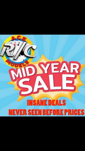 Some items on our Crazy Mid Year Sales https://www.acercmodels.com/mid-year-madness/ | ACE Radio Controlled Models & Hobbies