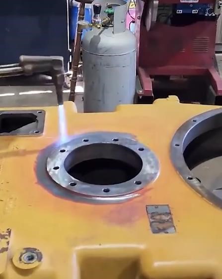 Fixing a Cracked Cast Iron Transfer Case Housing