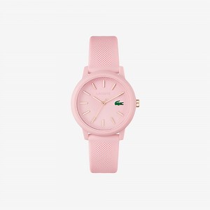 Reloj de mujer Lacoste.12.12 con correa de silicona rosa