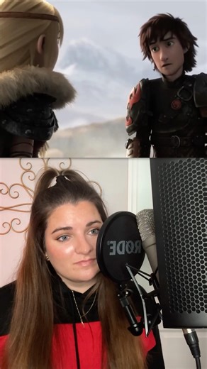 Voice Acting Astrid from How To Train Your Dragon ❤️🐉✨ ~ pt 1 (originally voiced by America Ferrera)